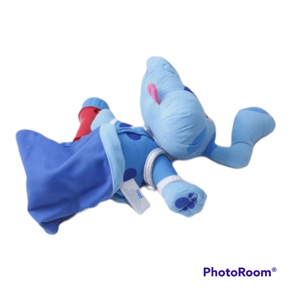 Vintage 90s Y2K Blue's Clue Dog Bedtime Sleepover Sleeping Bag Flashlight Plush - Picture 5 of 7